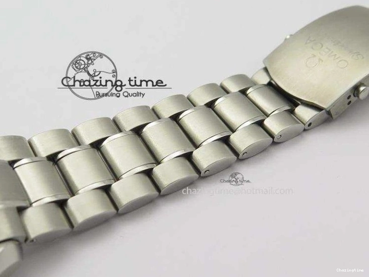 0228 Cozy Speedmaster Racing 40mm SS Black Dial On SS Bracelet A7750 ( Free Rubber Strap ) 8252